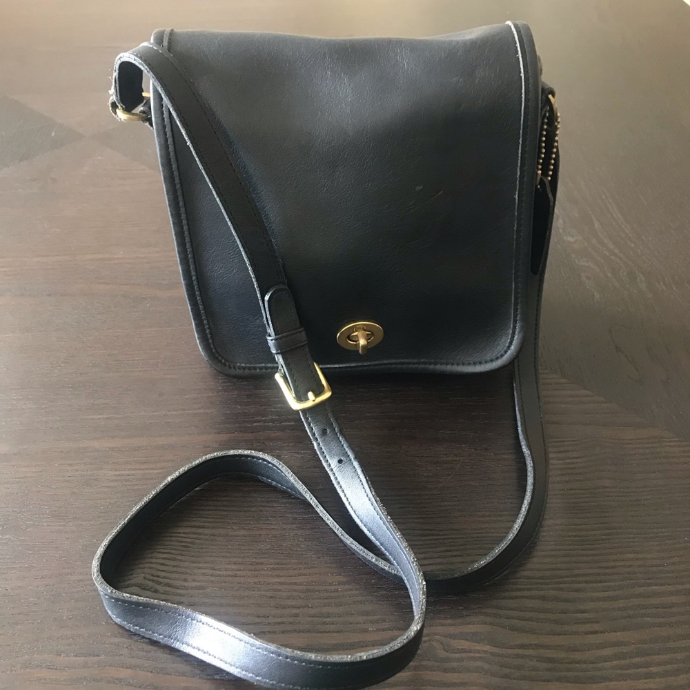 VINTAGE COACH CROSSBODY FRONT FLAP - Picture 2 of 8